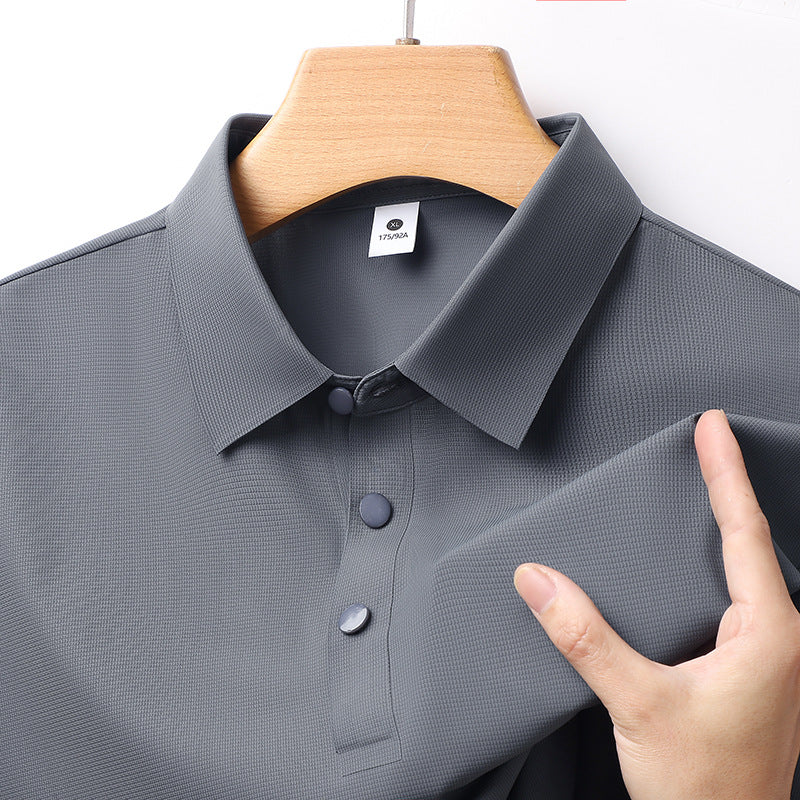 Instantly Cooling Moisture-Wicking Polo Shirt| Lightweight breathable fabric for summer