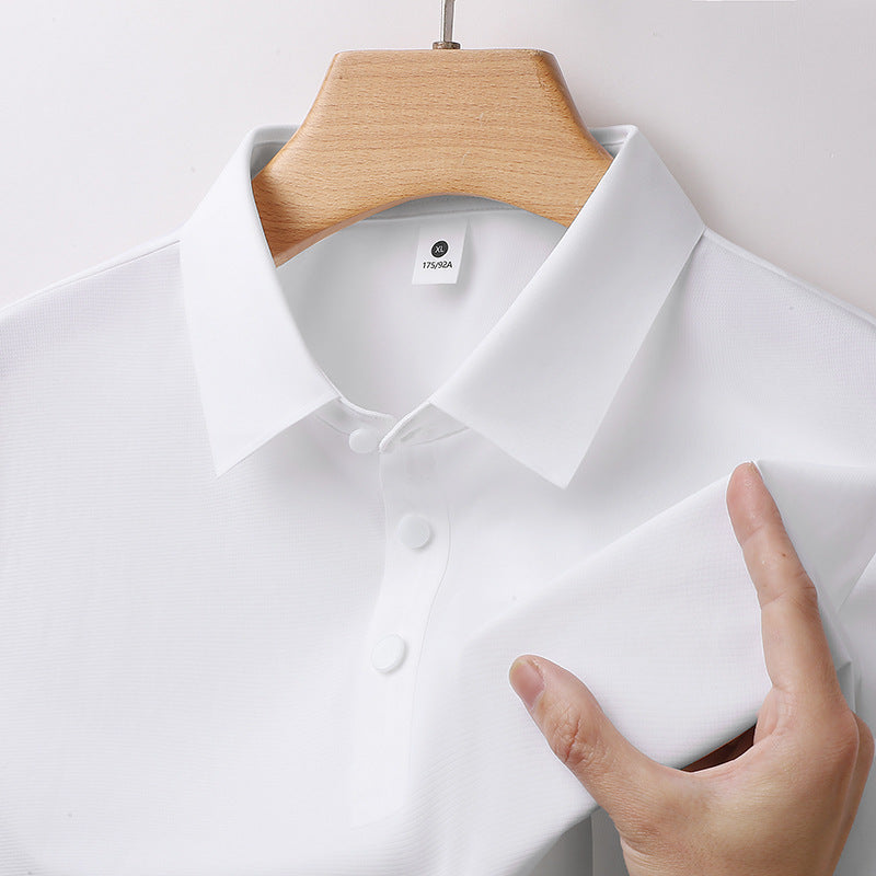 Instantly Cooling Moisture-Wicking Polo Shirt| Lightweight breathable fabric for summer