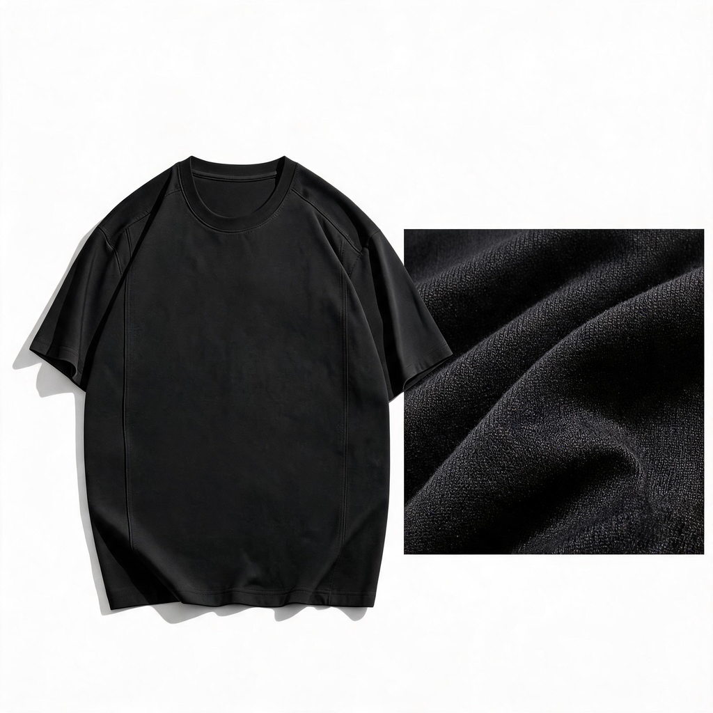 Oversized Heavy Cotton Basic T-Shirt - product image 4