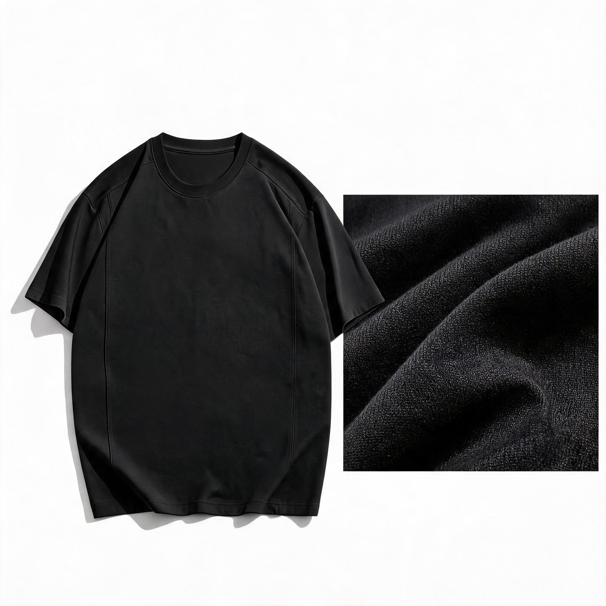 Oversized Heavy Cotton Basic T-Shirt - product image 4