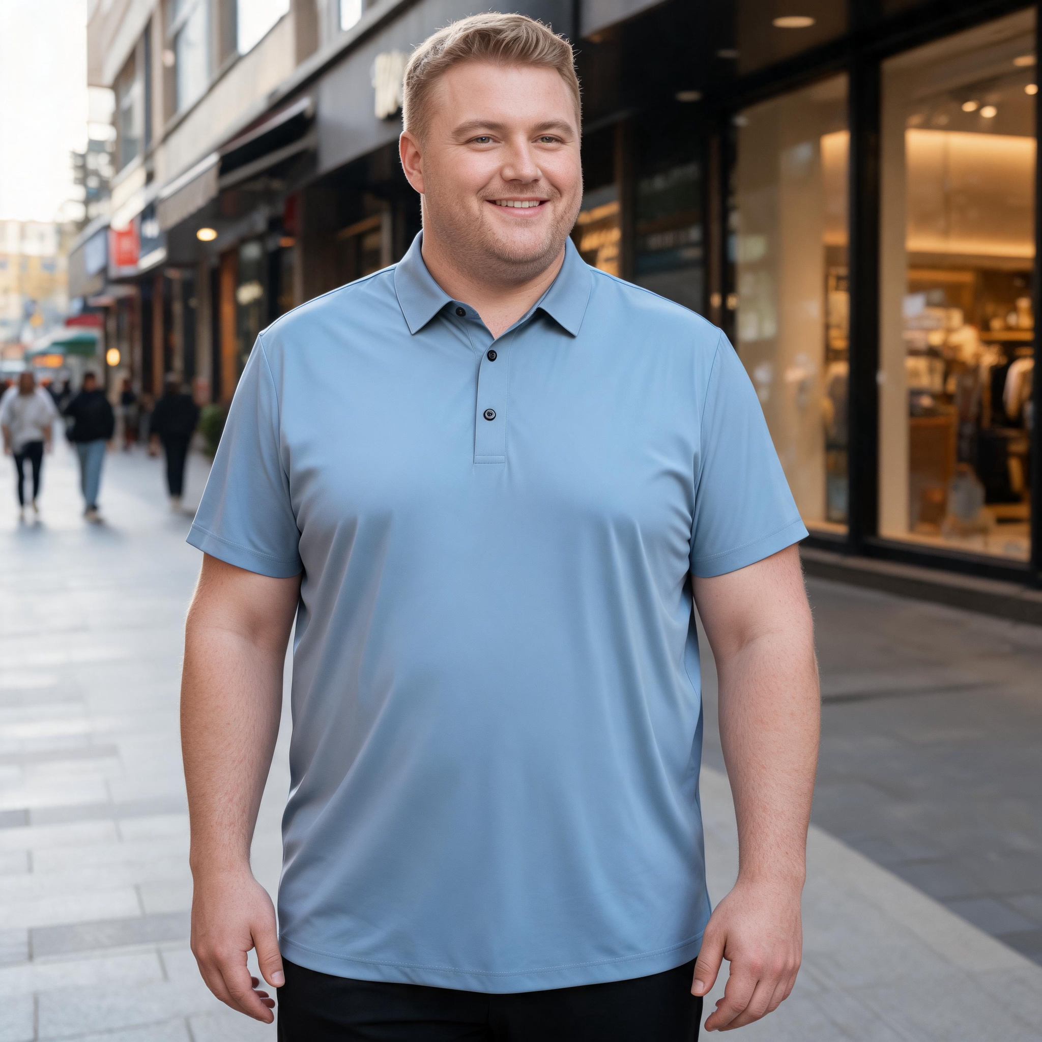 Oversized Casual Polo Shirt - product image 4