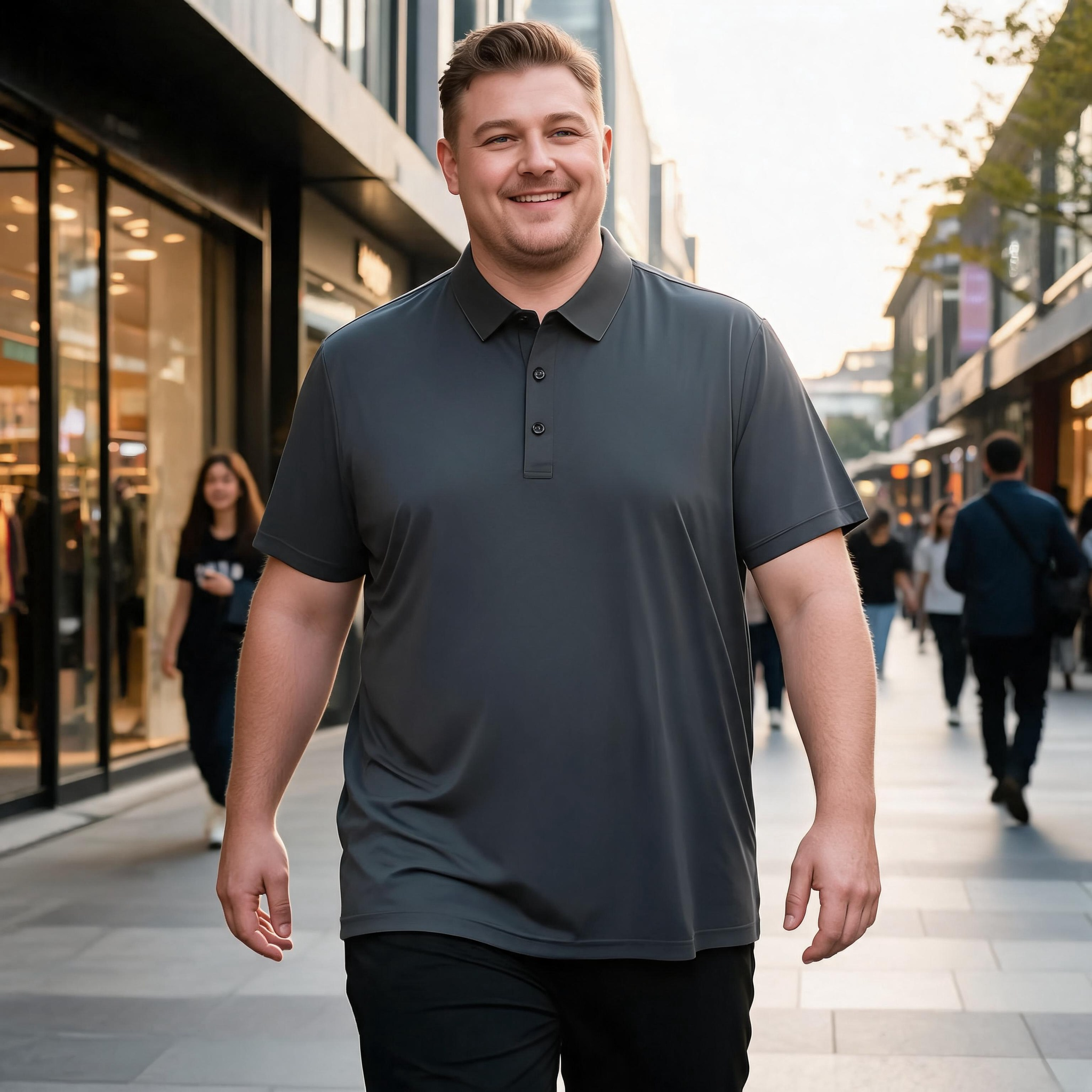 Oversized Casual Polo Shirt - product image 3