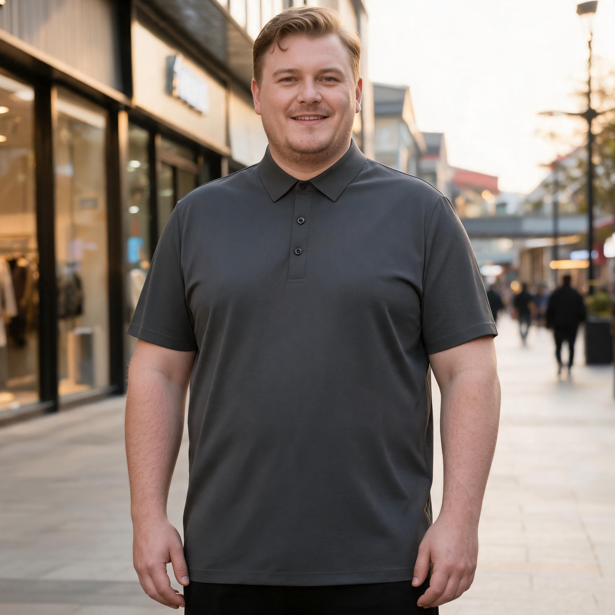 Oversized Casual Polo Shirt - product image 1